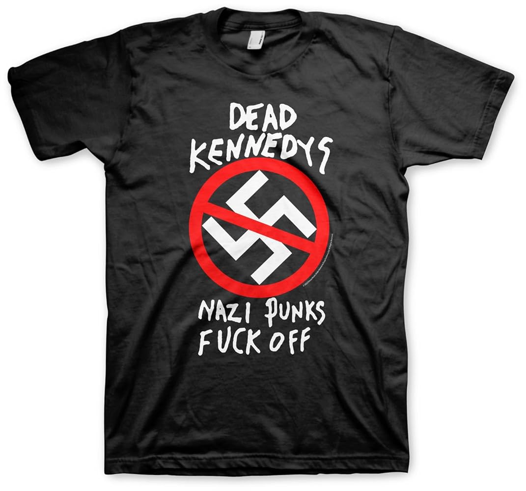 トップス 90s DeadKennedys tee NAZI PUNKS FUCK OFF Dead Kennedys Mens Nazi Punks Fuck Off T-Shirt Tee, Color